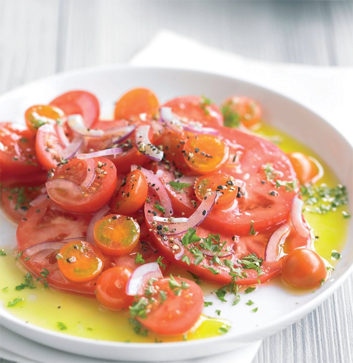 Three Tomato Salad Recipe: Veggie