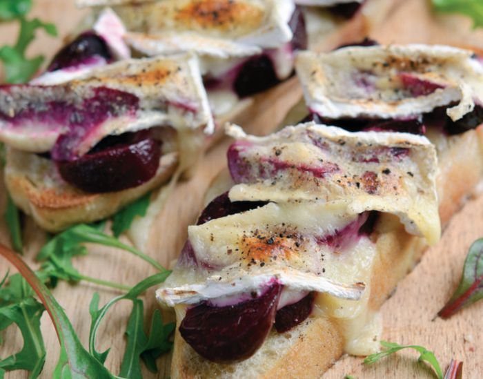 Beetroot & Melted Brie on Toast Recipe: Veggie