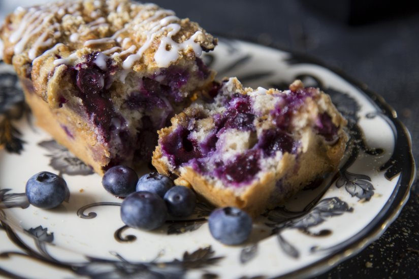 Blueberry and Walnut Cake Recipe: Veggie