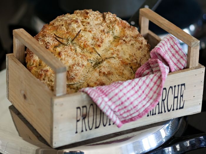 Homemade Parsnip and Rosemary Bread Recipe: Veggie