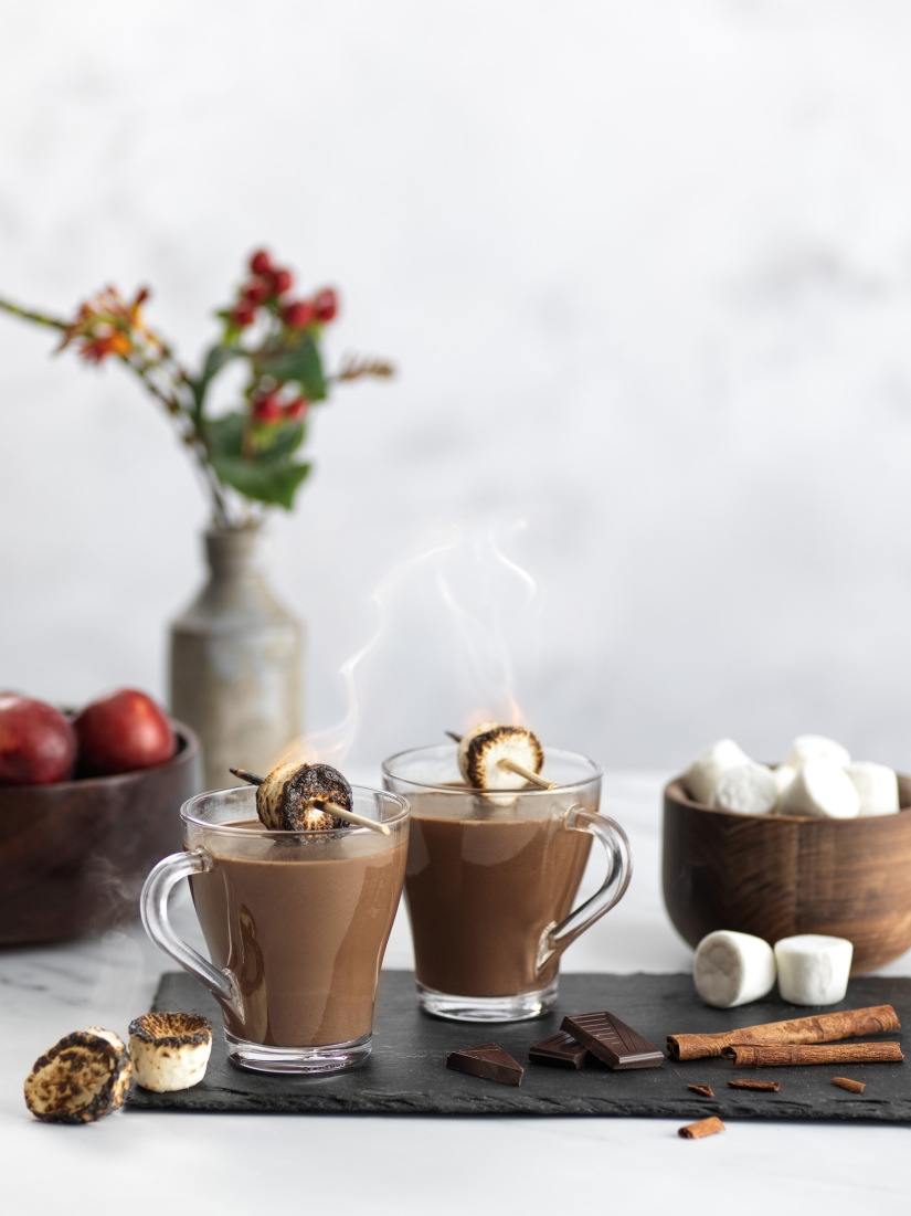 Spiced Berry Hot Chocolate