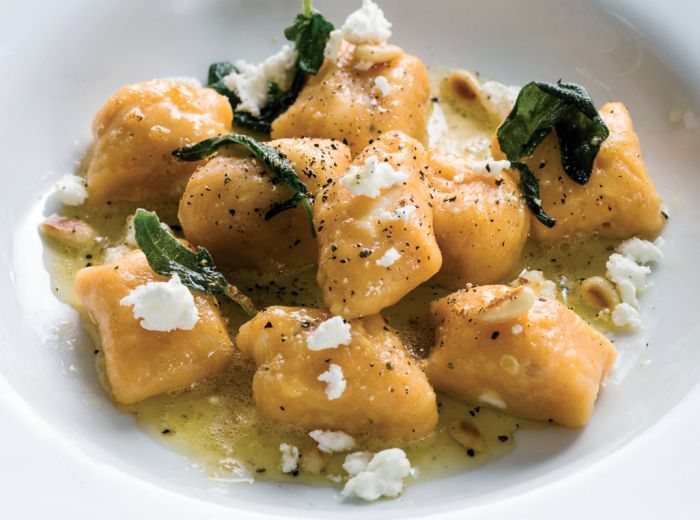 Sweet Potato and Smoked Greek Cheese Gnocchi Recipe: Veggie