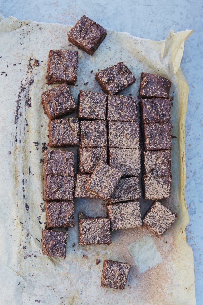 Natasha Corrett’s Gooey Vegan Chocolate Brownies Recipe: Veggie