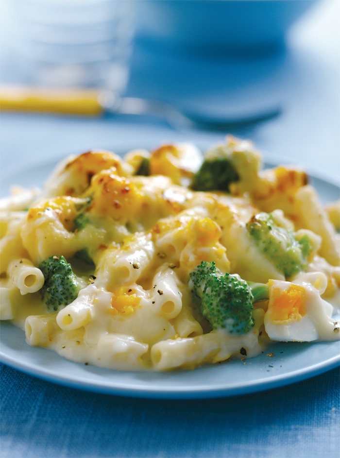 Macaroni Egg & Broccoli Cheese Recipe: Veggie