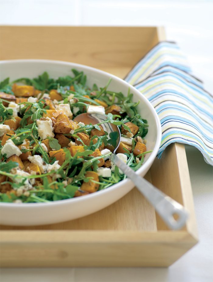 Butternut Squash and Goat’s Cheese and Honey Salad Recipe: Veggie