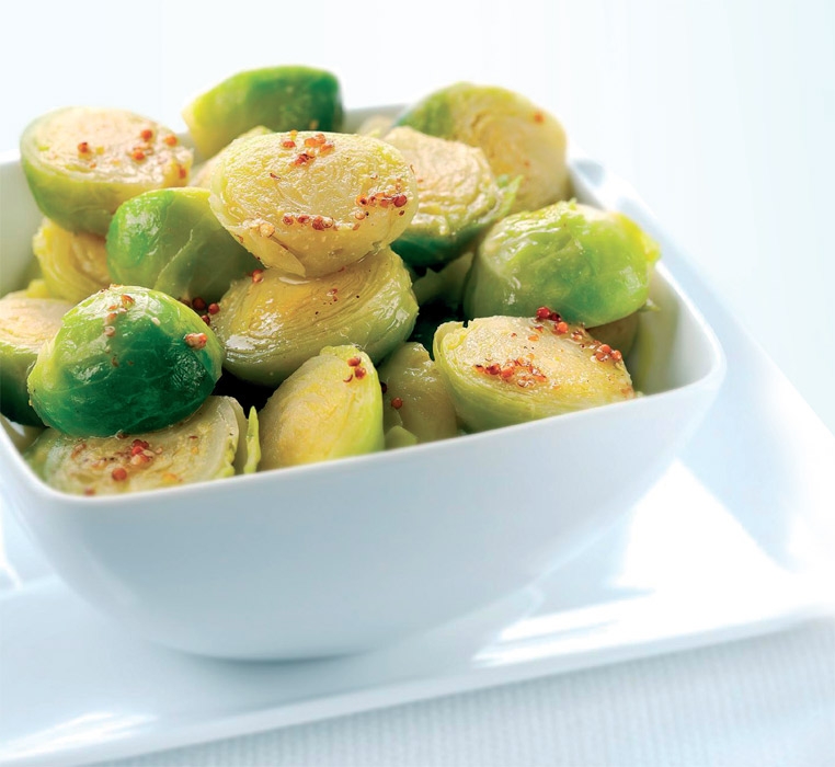 Brussels Sprouts with Honey and Mustard