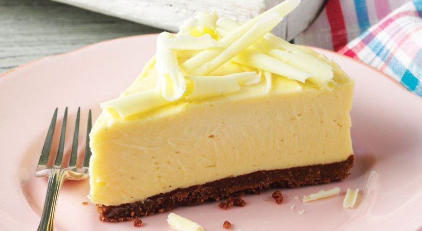 White Chocolate and Ginger Curd Cheesecake Recipe: Veggie