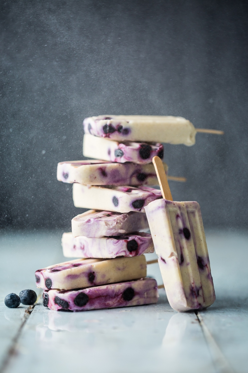 Blueberry Post-Workout Ice Lollies