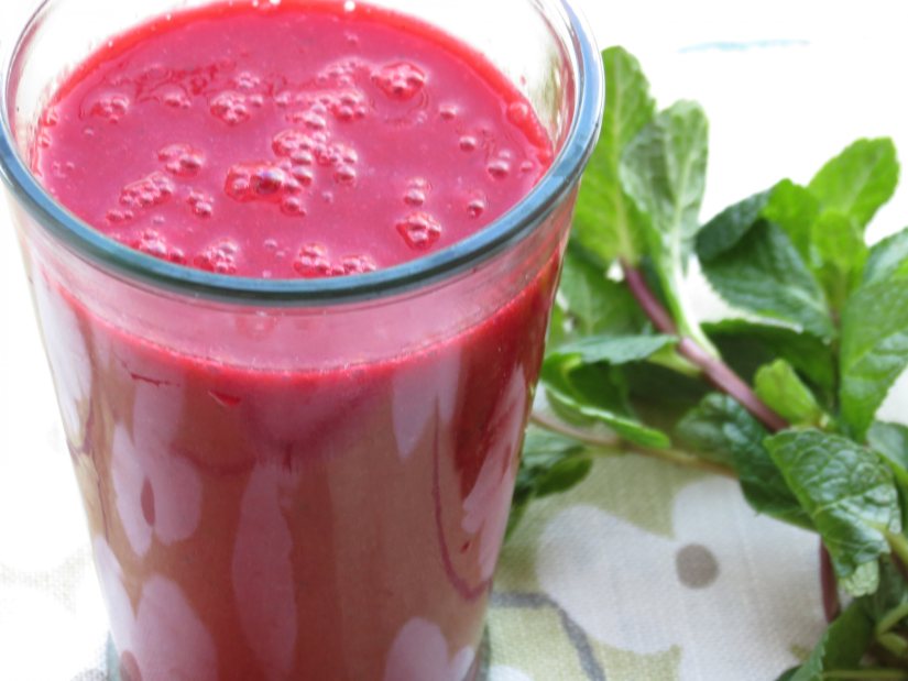 Green Tea and Raspberry Smoothie Recipe: Veggie