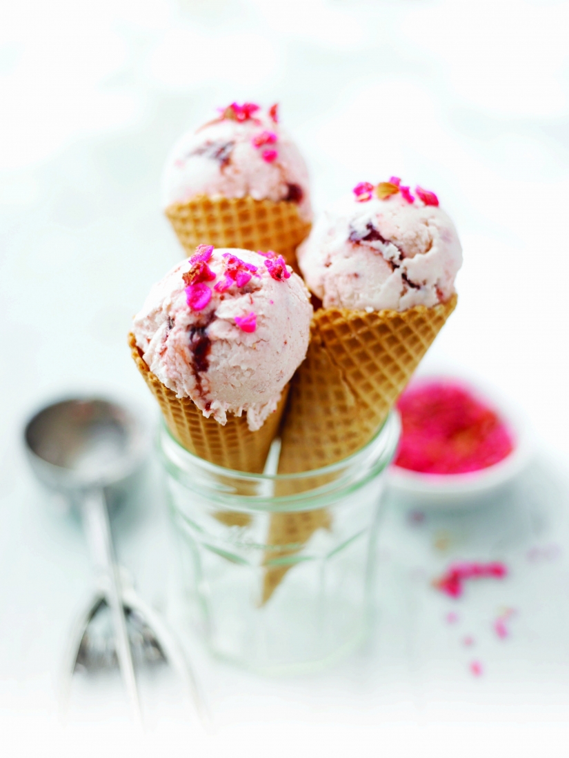 Strawberry Ripple Ice Cream