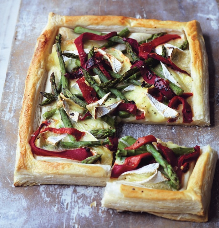 British Brie and Asparagus Tart