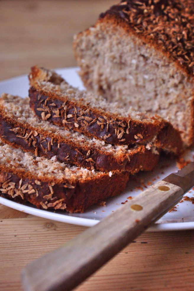 Banana and Coconut Buckwheat Loaf