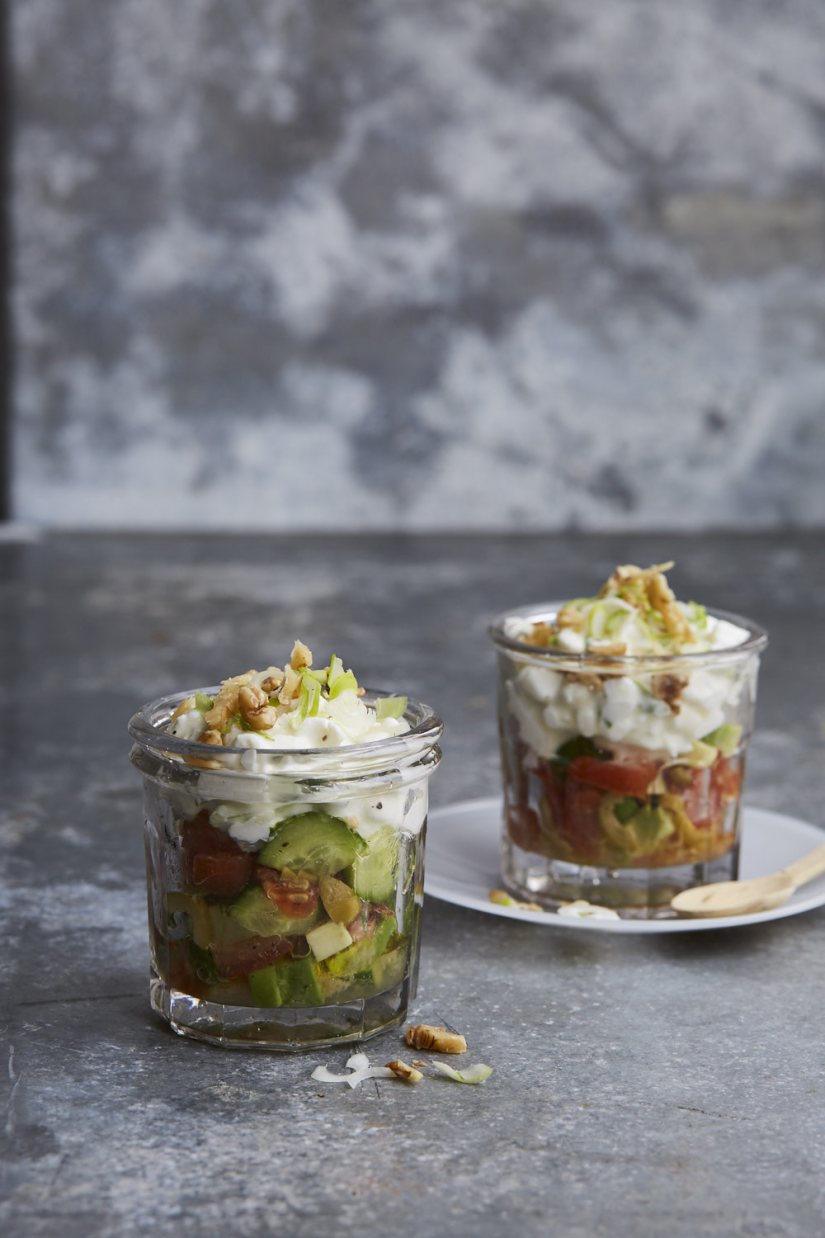 Cottage Cheese Pots Vegetarian Recipe