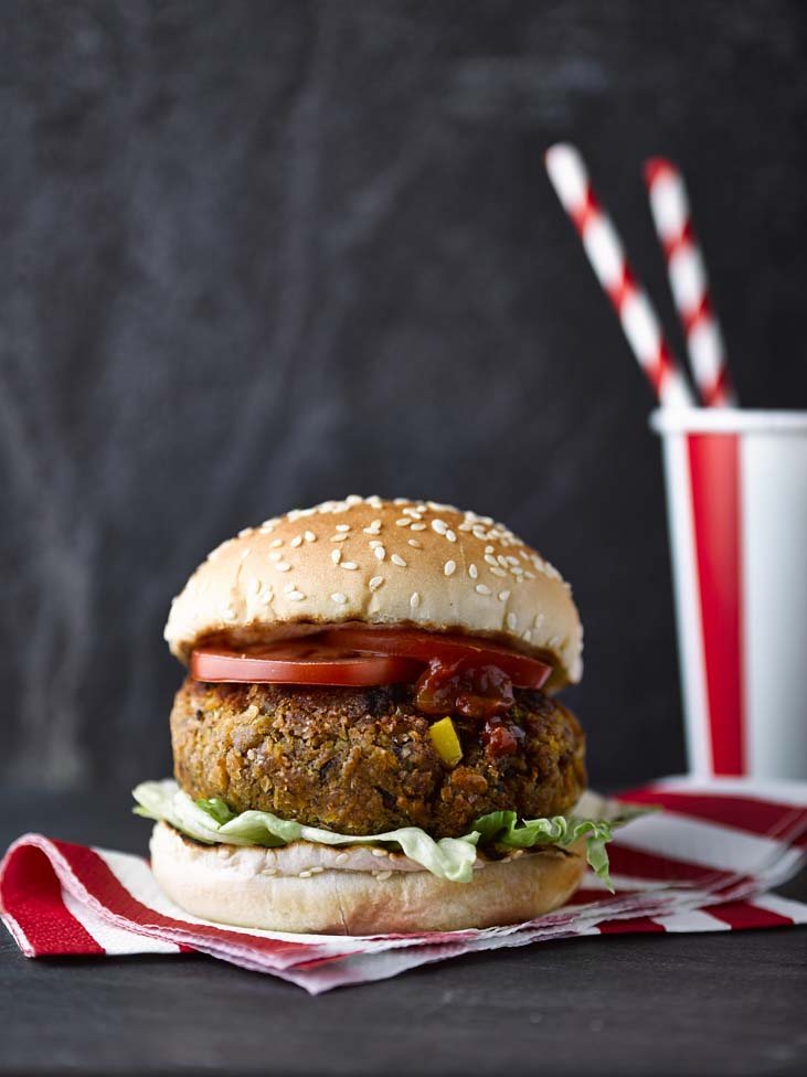 Falafel Burgers Recipe: Veggie