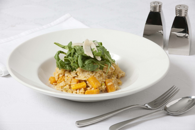 Spiced Butternut Squash Risotto with Stem Ginger