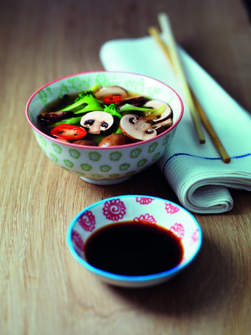 Mushroom Chilli Broth Recipe: Veggie Magazine