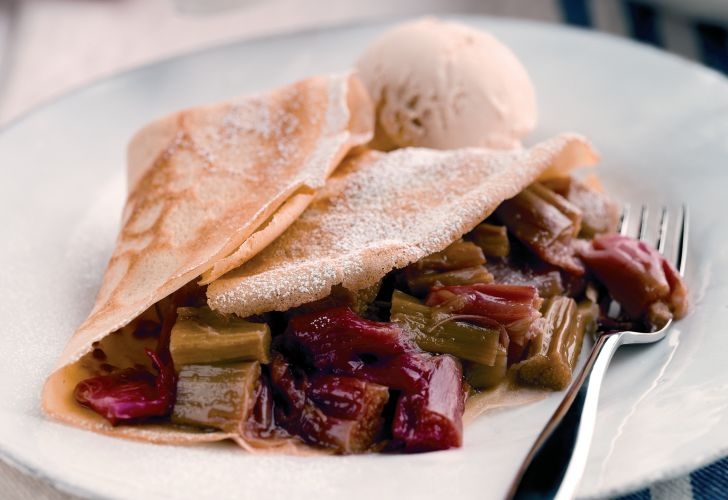 Rhubarb Pancakes