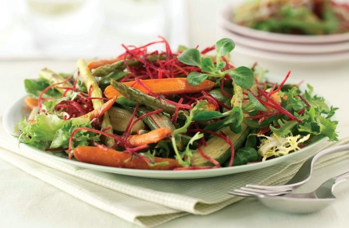 Roasted Baby Vegetable Salad Recipe: Veggie