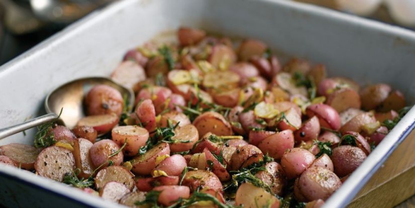 Roasted Radishes with Garlic and Rosemary Recipe: Veggie