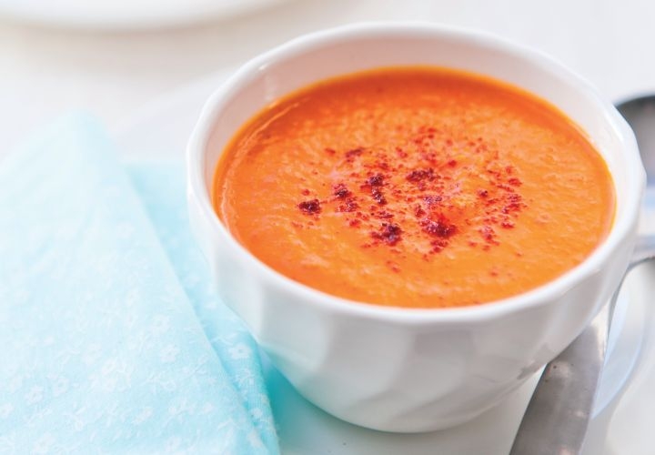 Roasted Squash and Red Pepper Soup