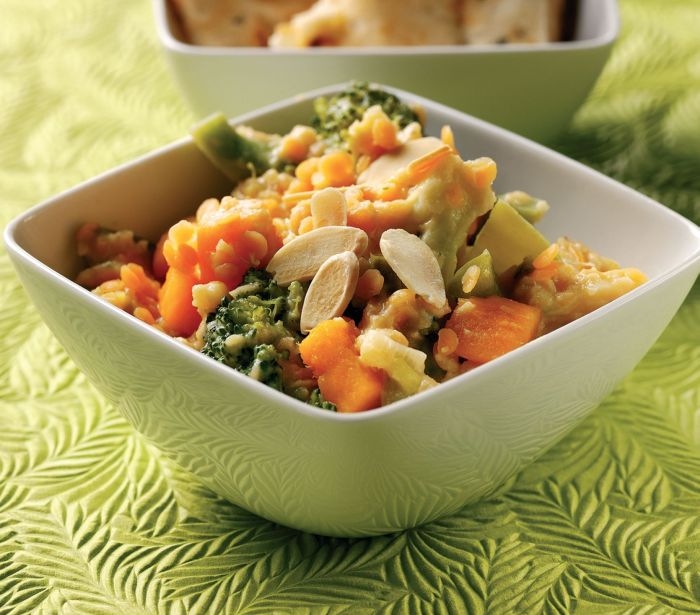 Spicy Vegetable and Coconut Dhal