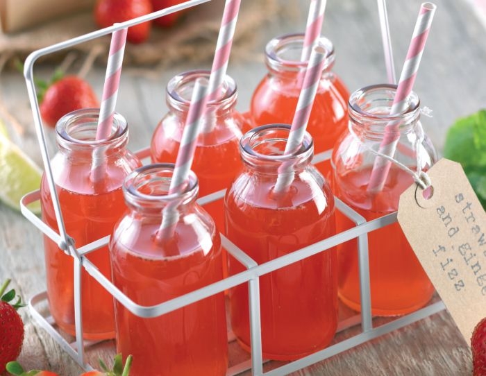 Strawberry and Ginger Fizz