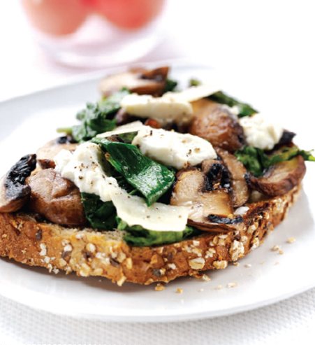 10-minute Mushroom Pizzas Recipe: Veggie Magazine