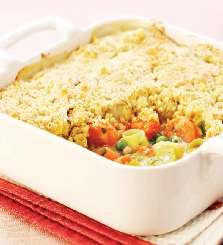 Veggie Crumble Pie