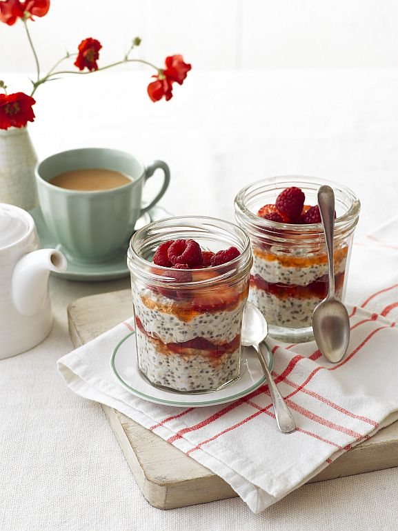 Overnight Oats with Coconut, Strawberry and Lime Recipe: Veggie