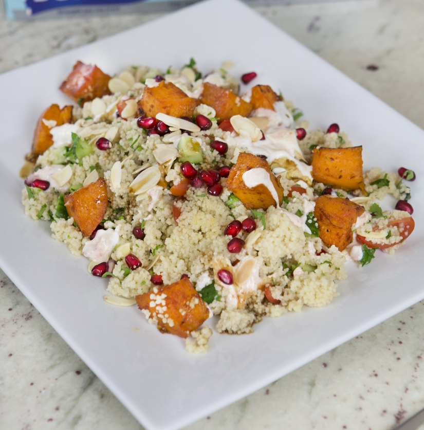 Harissa-roasted Sweet Potato Cous Cous