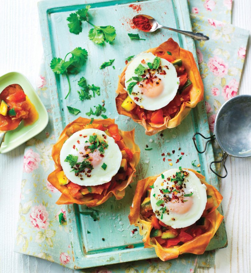 Huevos Rancheros Tarts Recipe: Veggie Magazine