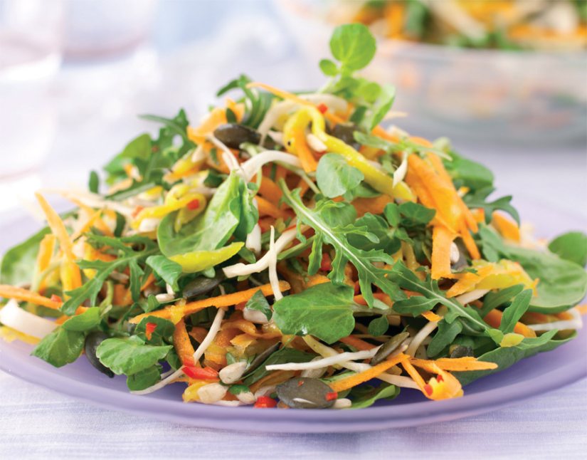 Detox Vegetable Salad with Mango and Chilli Recipe: Veggie