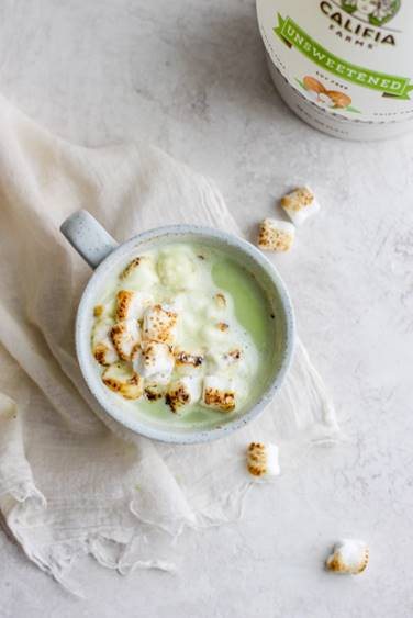 Dairy-free Matcha White Hot Chocolate Recipe: Veggie