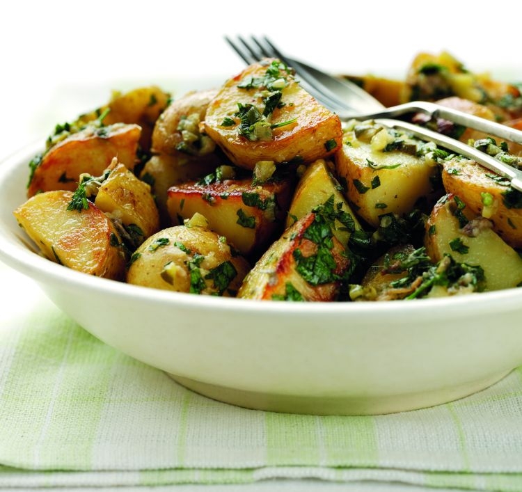 Baby New Potatoes with Salsa Verde